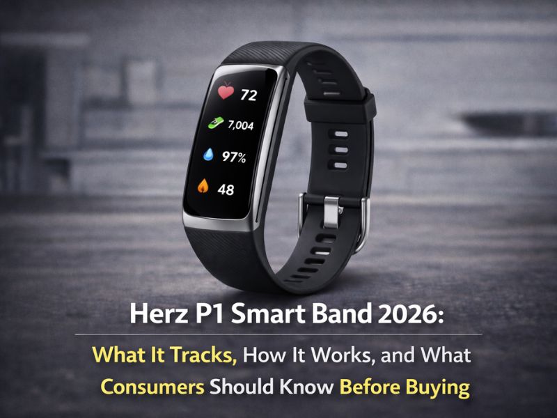 Herz P1 Smart Band 2026 What It Tracks, How It Works, and What Consumers Should Know Before Buying